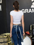 Distressed Jean Apron