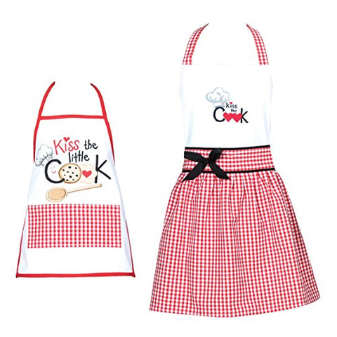 Matching Mommy and Me Kitchen Aprons