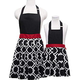 Matching Kitchen Apron Set for Mother and Daughter