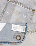 Distressed Jean Apron